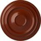 Ekena Millwork Traditional Ceiling Medallion (Fits Canopies up to 5 1/2"), 24 3/8"OD x 1 1/2"P, Firebrick CM24TRFIF - alternate 1